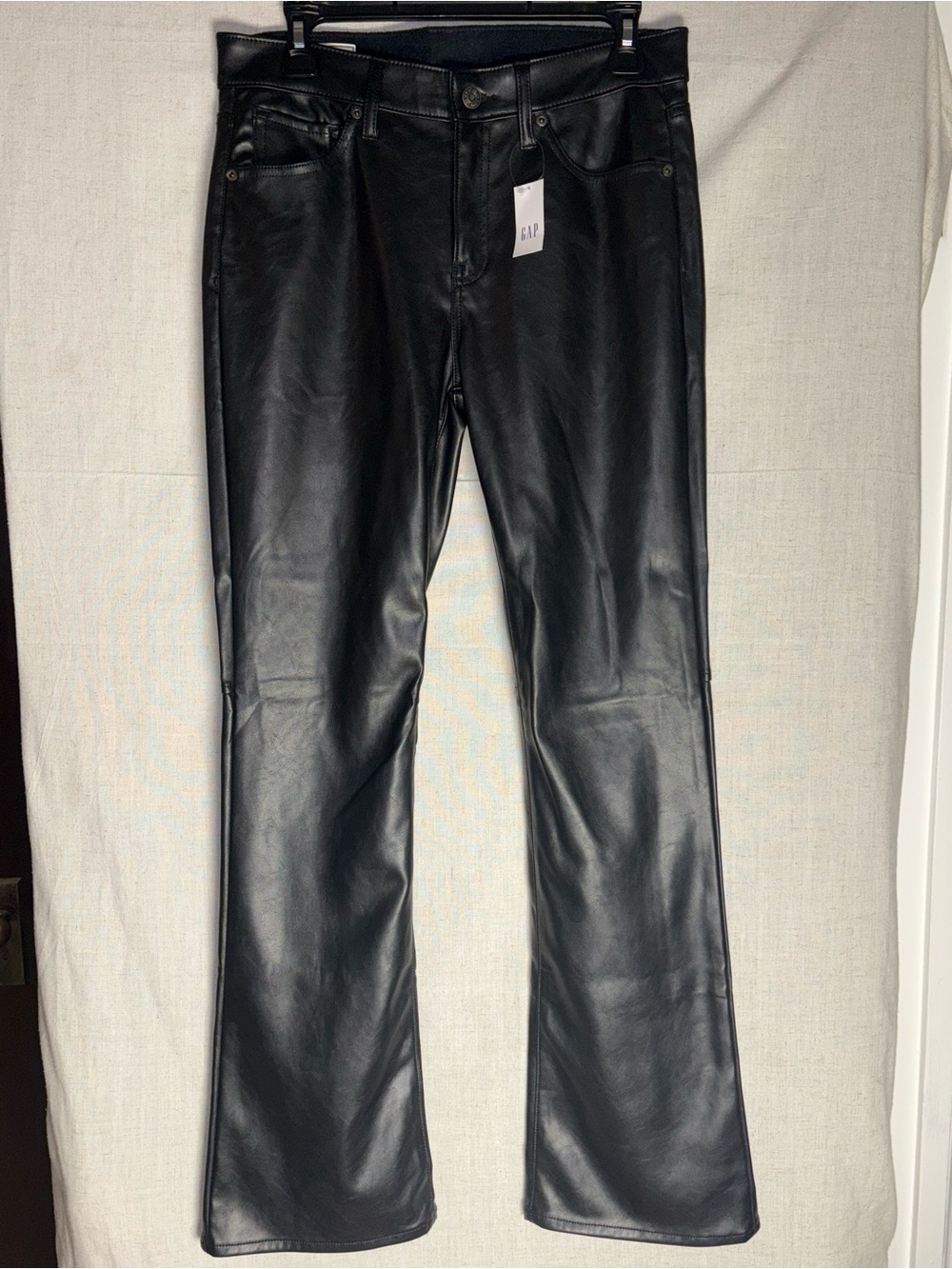 GAP Women’s Black Faux Leather Jeans